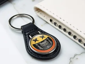 Leather Key Holder Glossy Edition Leather Look